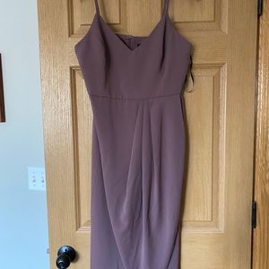 Lulus Purple Mauve Reinette Midi-dress.